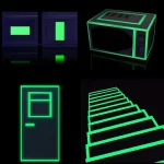 ⁦Lighting stickers رول استيكر فسفوري مضيئ في الظلام⁩ - الصورة ⁦8⁩