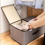 ⁦باسكت تخزين مقسم بالغطاء⁩ - الصورة ⁦2⁩