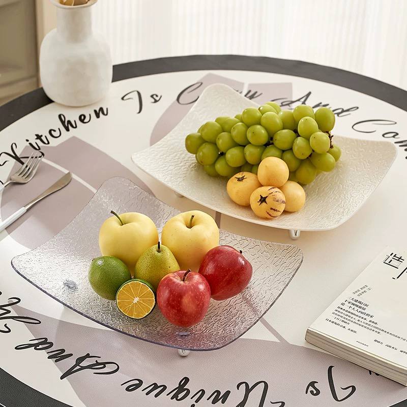 IMG_20251119_011345_622 طبق عصري لتقديم الفواكه والمكسرات اكريليك - modern fruit snacks dish - الصورة 1