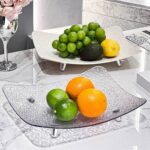 ⁦طبق عصري لتقديم الفواكه والمكسرات اكريليك  - modern fruit snacks dish⁩ - الصورة ⁦2⁩